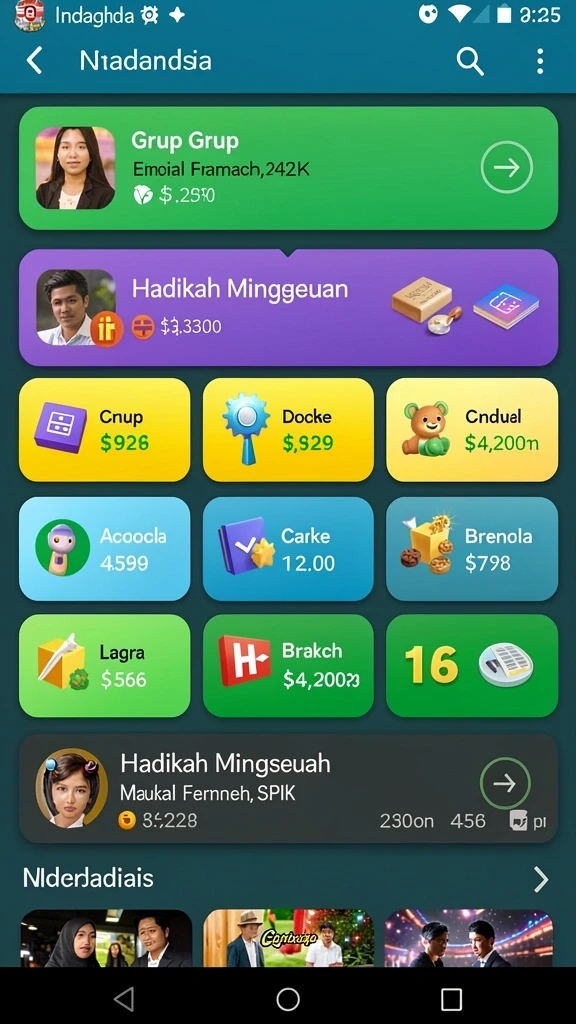 333v - Visual grafis yang menarik dan penuh warna dalam game.