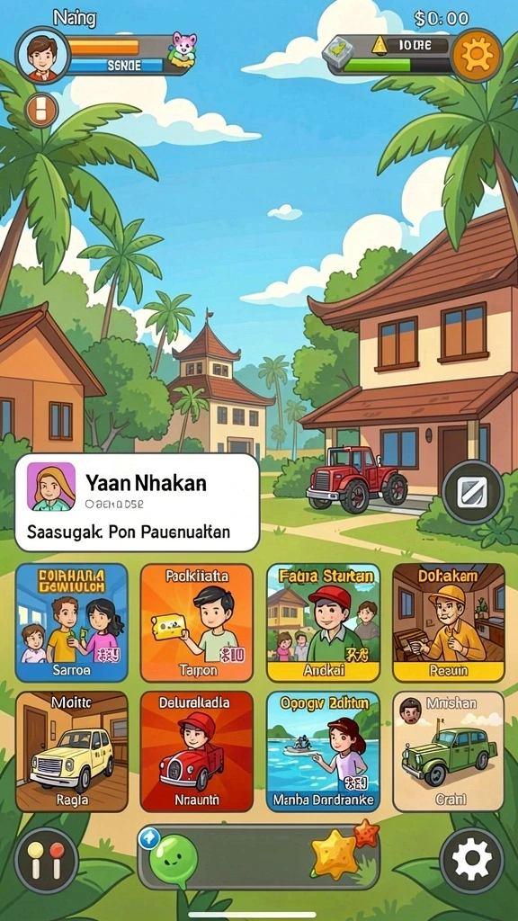 daya138 - Grafis yang halus dan detail yang menawan.