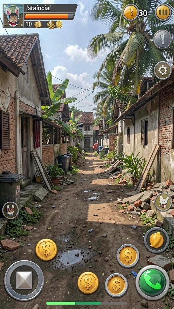 dv188 - Tangkapan layar menampilkan karakter dengan peningkatan kemampuan.