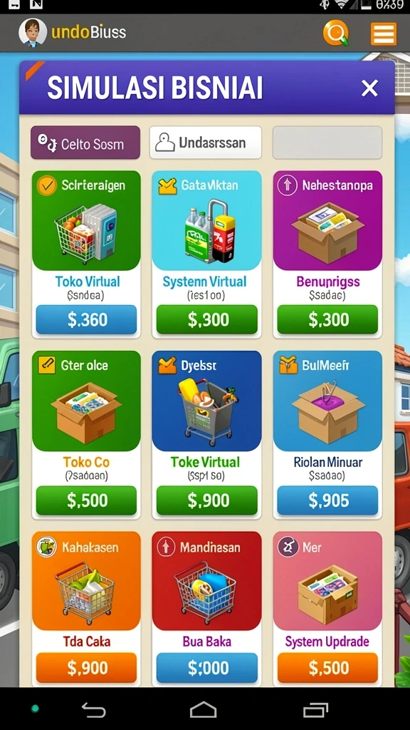 nadimtogel - Tampilan antarmuka yang menarik dan intuitif.